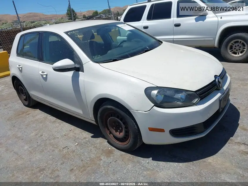2011 Volkswagen Golf 2.5L 4-Door VIN: WVWDB7AJ8BW229621 Lot: 45330627