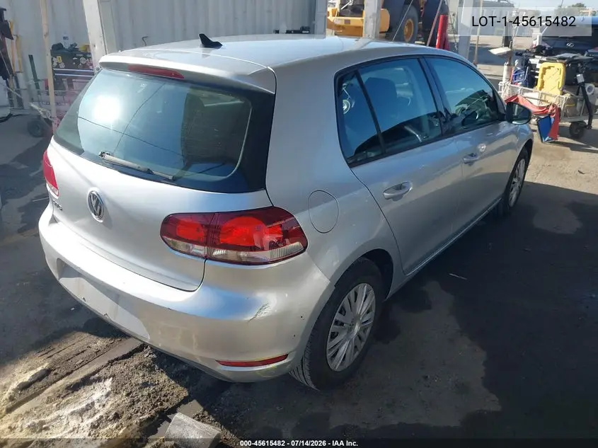 2012 Volkswagen Golf VIN: LOT-1-45615482 Lot: 45615482