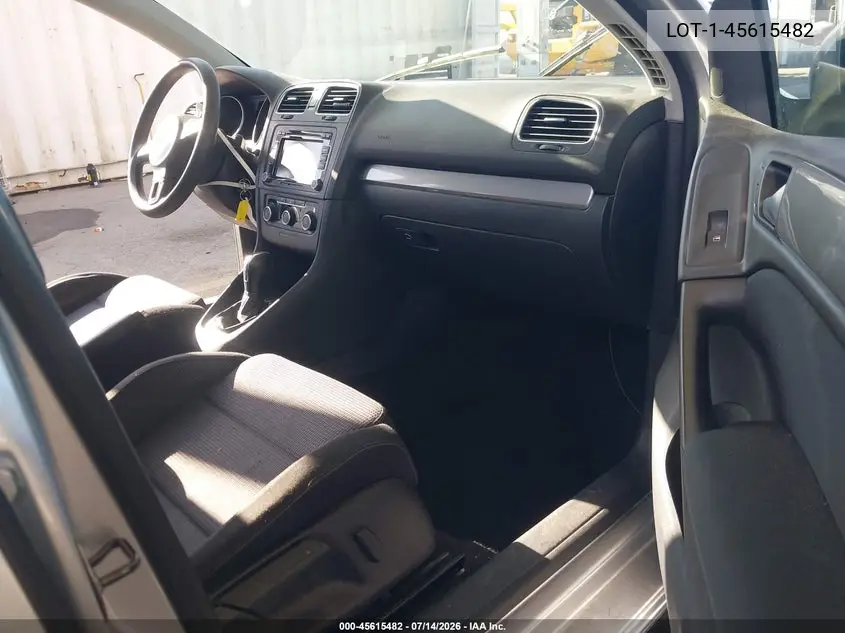 2012 Volkswagen Golf VIN: LOT-1-45615482 Lot: 45615482