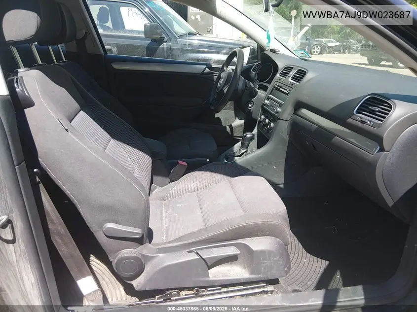 2013 Volkswagen Golf 2.5L 2-Door VIN: WVWBA7AJ9DW023687 Lot: 45337865