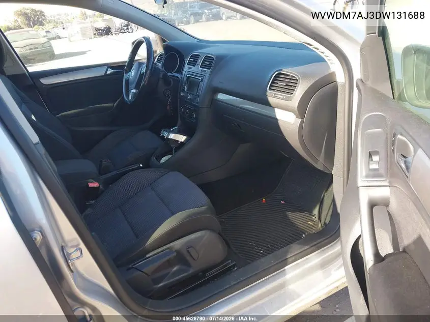 2013 Volkswagen Golf 2.0L Tdi 4-Door VIN: WVWDM7AJ3DW131688 Lot: 45628790