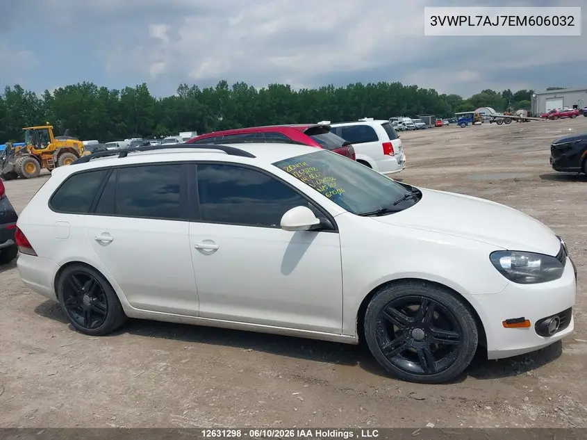 2014 Volkswagen Golf 2.0 Tdi Comfortline/2.0 Tdi Highline/2.0 Tdi Trendline/2.0 Tdi Wolfsburg Edition VIN: 3VWPL7AJ7EM606032 Lot: 12631298