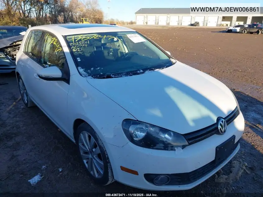 WVWDM7AJ0EW006861 2014 Volkswagen Golf 2.0L Tdi