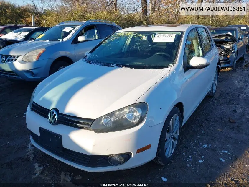 WVWDM7AJ0EW006861 2014 Volkswagen Golf 2.0L Tdi