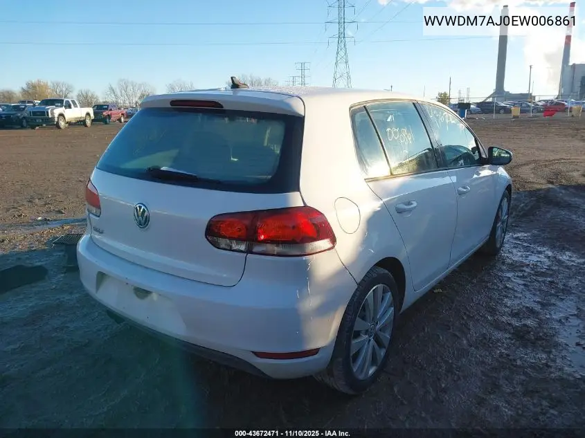 WVWDM7AJ0EW006861 2014 Volkswagen Golf 2.0L Tdi