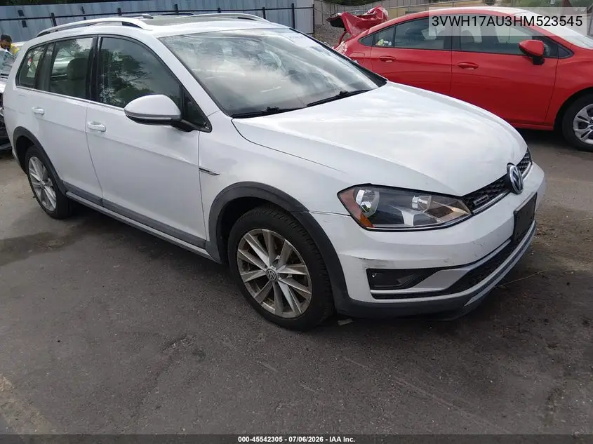 2017 Volkswagen Golf Alltrack Tsi S/Tsi Se/Tsi Sel VIN: 3VWH17AU3HM523545 Lot: 45542305