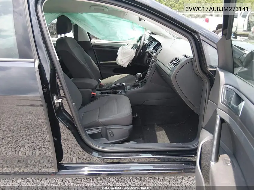 2018 Volkswagen Golf Tsi S/Tsi Se VIN: 3VWG17AU8JM273141 Lot: 45474414