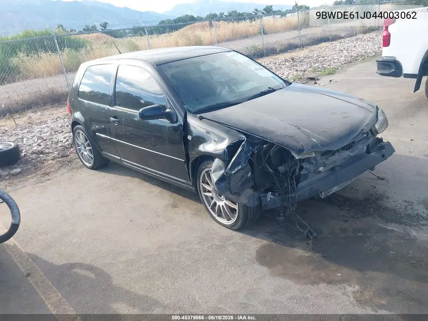 2004 Volkswagen Gti 1.8T VIN: 9BWDE61J044003062 Lot: 45379566