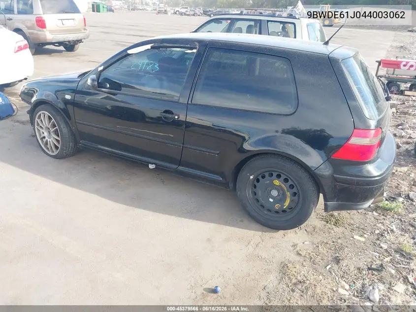 2004 Volkswagen Gti 1.8T VIN: 9BWDE61J044003062 Lot: 45379566