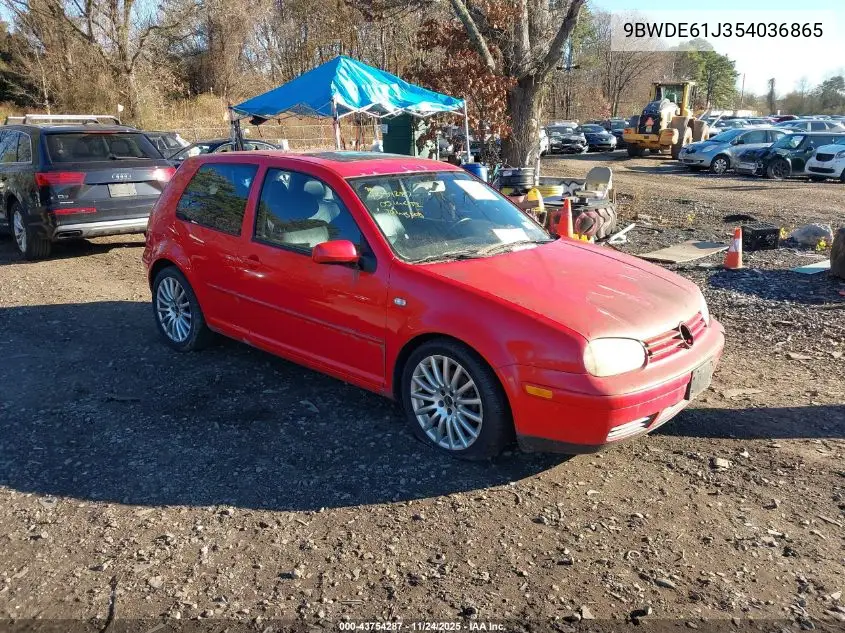 9BWDE61J354036865 2005 Volkswagen Gti 1.8T