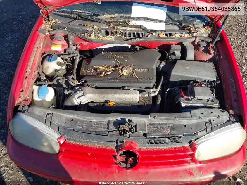 9BWDE61J354036865 2005 Volkswagen Gti 1.8T