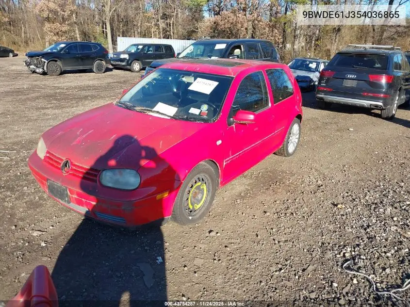 9BWDE61J354036865 2005 Volkswagen Gti 1.8T
