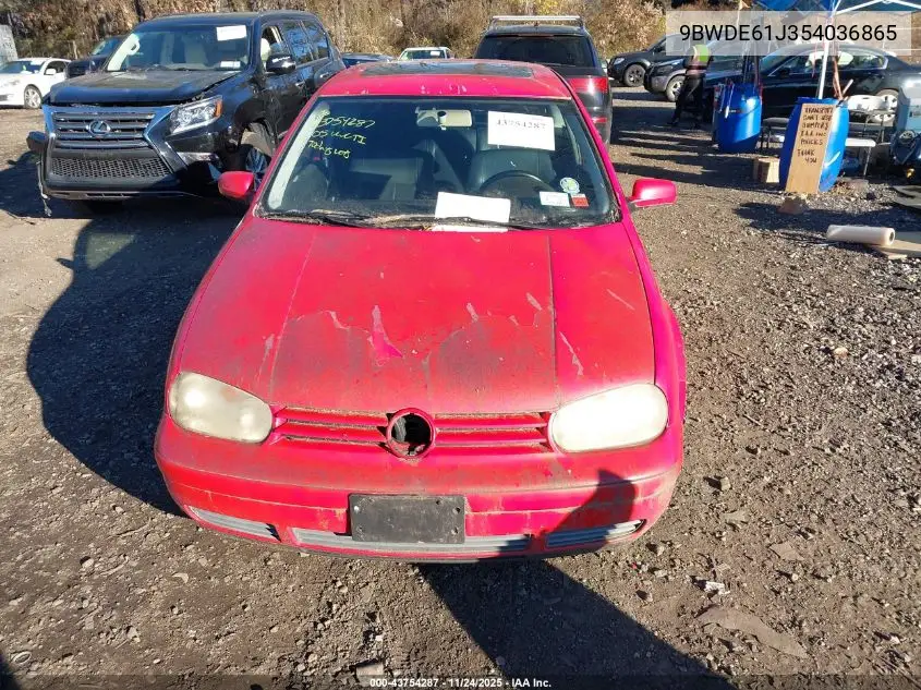 9BWDE61J354036865 2005 Volkswagen Gti 1.8T