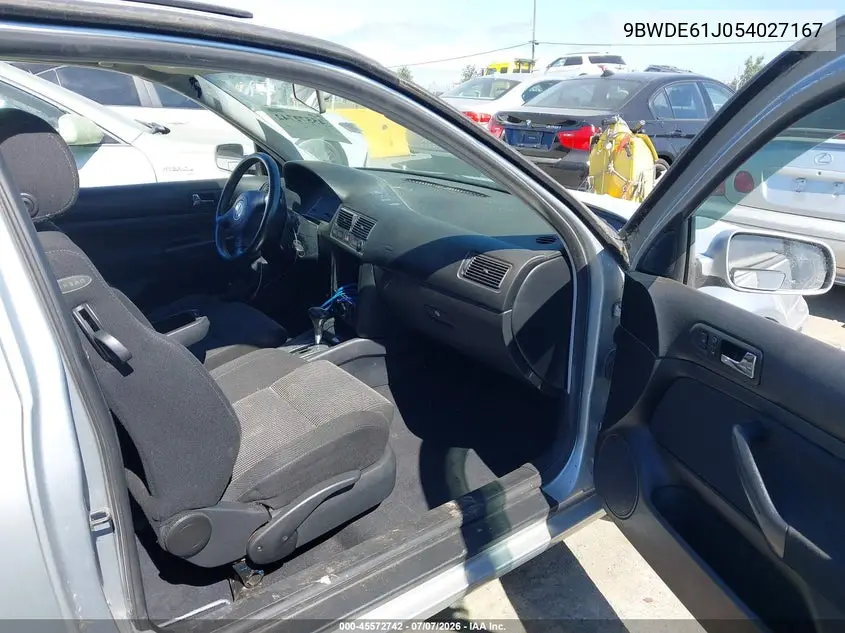 2005 Volkswagen Gti 1.8T VIN: 9BWDE61J054027167 Lot: 45572742