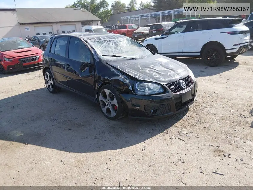 2008 Volkswagen Gti 4-Door VIN: WVWHV71K98W256367 Lot: 45260553