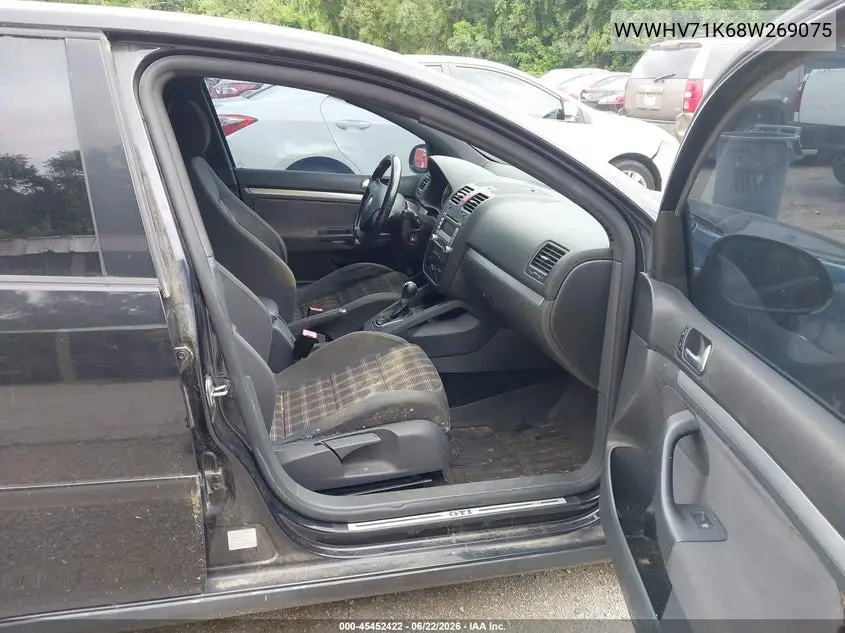 2008 Volkswagen Gti 4-Door VIN: WVWHV71K68W269075 Lot: 45452422