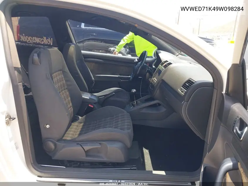 2009 Volkswagen Gti 2-Door VIN: WVWED71K49W098284 Lot: 45288687