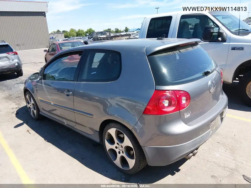 2009 Volkswagen Gti VIN: WVWED71KX9W114813 Lot: 45309706