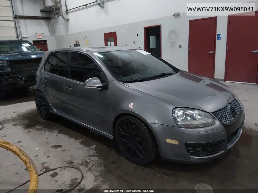 2009 Volkswagen Gti 4-Door VIN: WVWGV71KX9W095041 Lot: 45352179