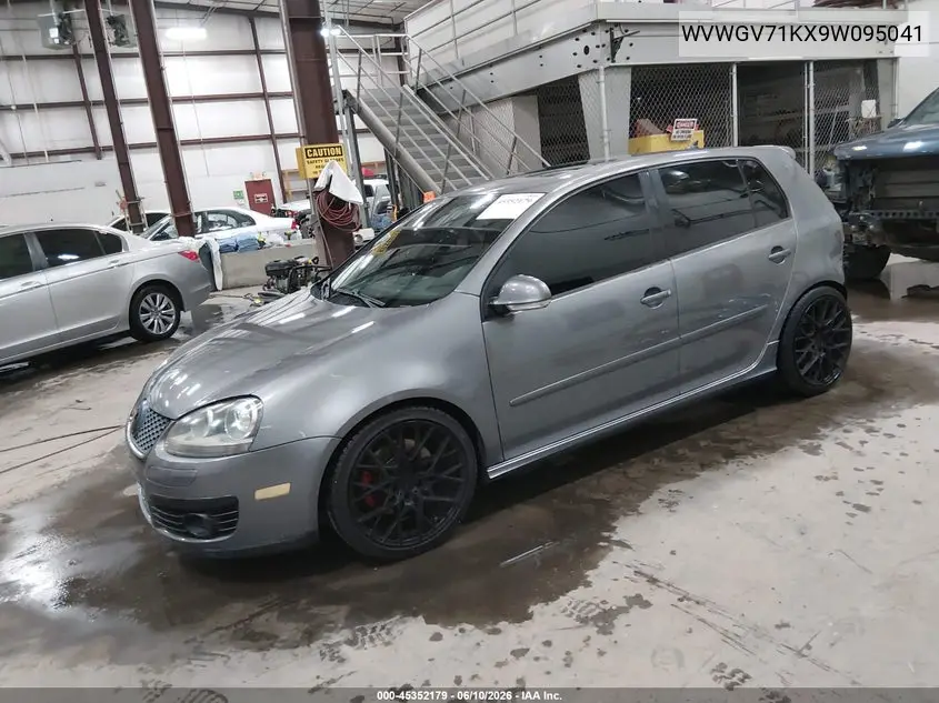 2009 Volkswagen Gti 4-Door VIN: WVWGV71KX9W095041 Lot: 45352179