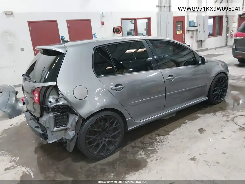 2009 Volkswagen Gti 4-Door VIN: WVWGV71KX9W095041 Lot: 45352179