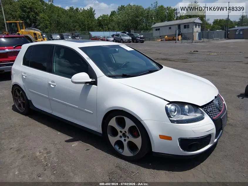 2009 Volkswagen Gti 4-Door VIN: WVWHD71K69W148339 Lot: 45519828