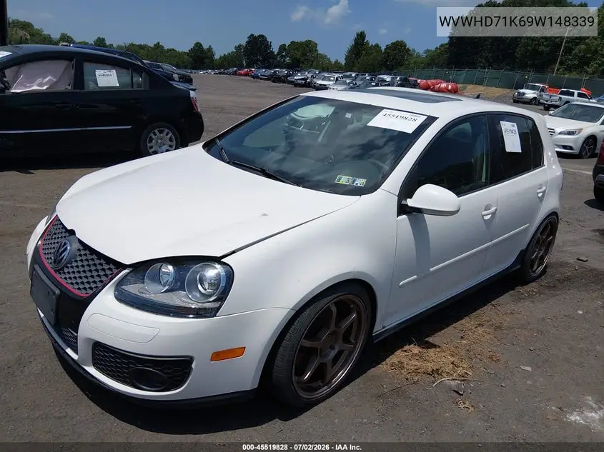 2009 Volkswagen Gti 4-Door VIN: WVWHD71K69W148339 Lot: 45519828