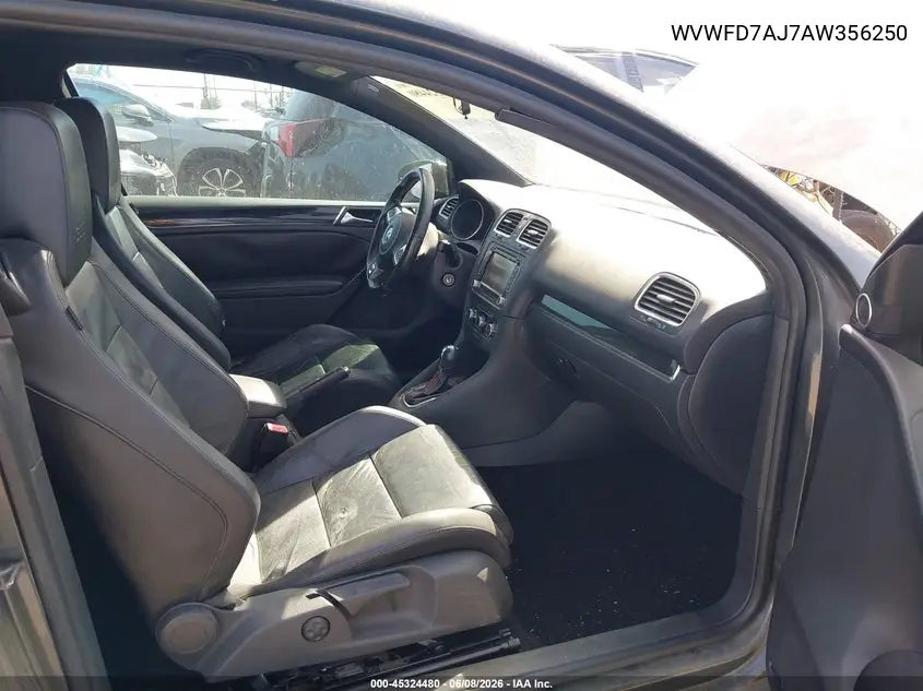 2010 Volkswagen Gti 2-Door VIN: WVWFD7AJ7AW356250 Lot: 45324480