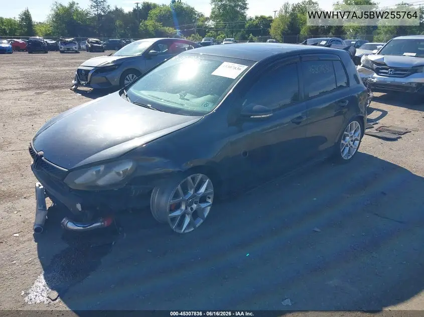 2011 Volkswagen Gti 4-Door Autobahn VIN: WVWHV7AJ5BW255764 Lot: 45307836