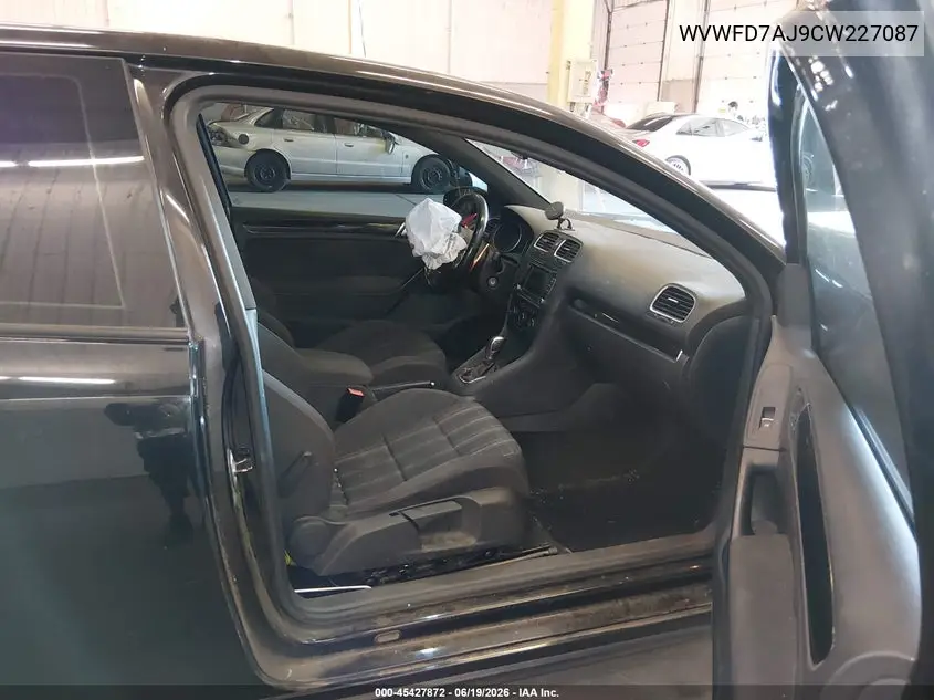 2012 Volkswagen Gti 2-Door VIN: WVWFD7AJ9CW227087 Lot: 45427872