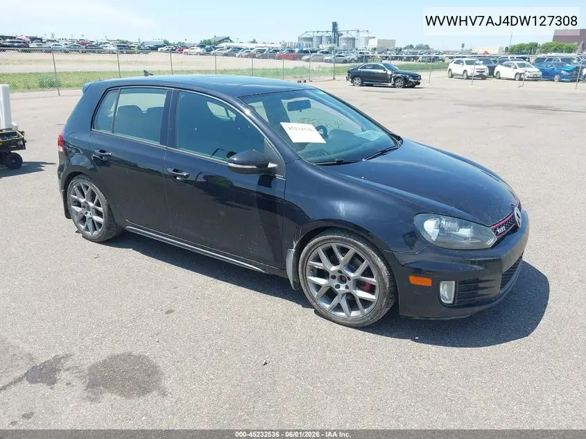2013 Volkswagen Gti 4-Door VIN: WVWHV7AJ4DW127308 Lot: 45232536