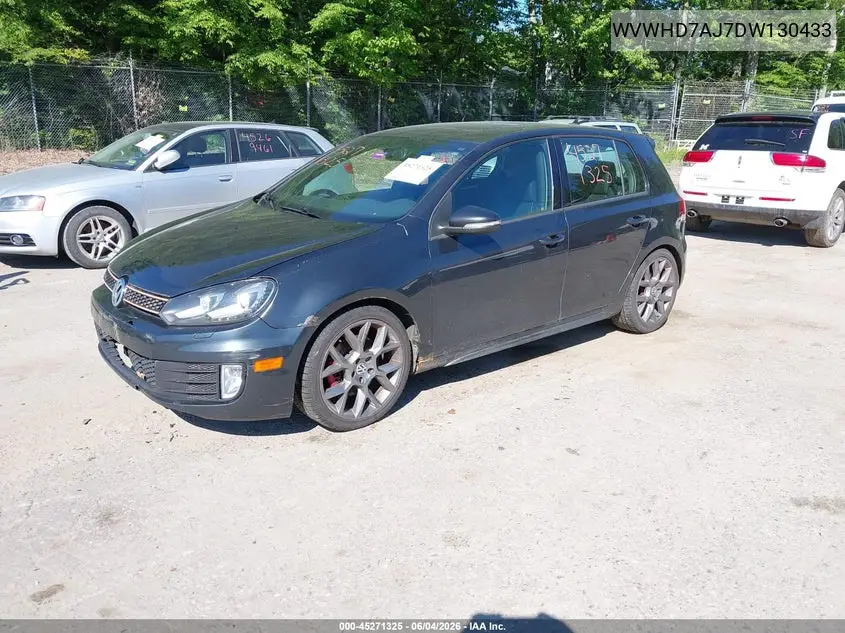 2013 Volkswagen Gti Drivers Edition VIN: WVWHD7AJ7DW130433 Lot: 45271325