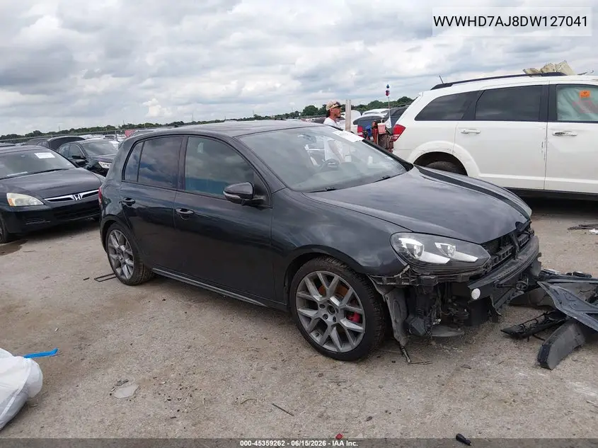2013 Volkswagen Gti Drivers Edition VIN: WVWHD7AJ8DW127041 Lot: 45359262