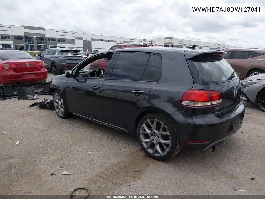 2013 Volkswagen Gti Drivers Edition VIN: WVWHD7AJ8DW127041 Lot: 45359262