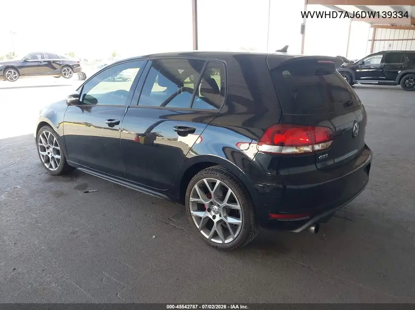 2013 Volkswagen Gti Wolfsburg Edition VIN: WVWHD7AJ6DW139334 Lot: 45542787