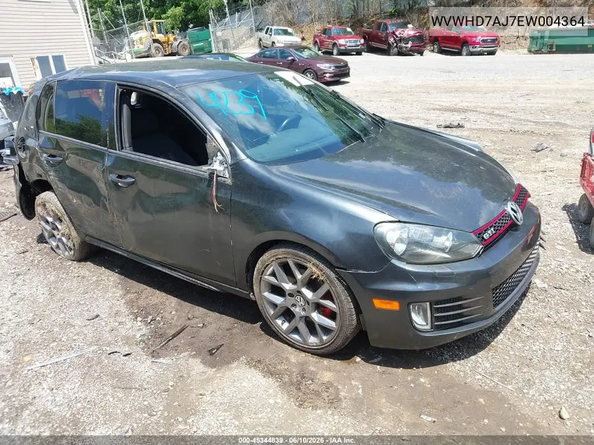 2014 Volkswagen Gti Wolfsburg Edition VIN: WVWHD7AJ7EW004364 Lot: 45344839