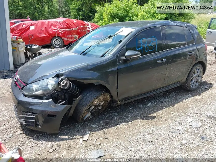 2014 Volkswagen Gti Wolfsburg Edition VIN: WVWHD7AJ7EW004364 Lot: 45344839