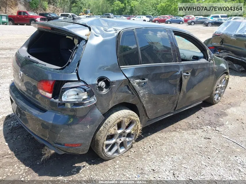 2014 Volkswagen Gti Wolfsburg Edition VIN: WVWHD7AJ7EW004364 Lot: 45344839