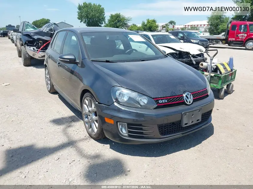 2014 Volkswagen Gti Wolfsburg Edition VIN: WVWGD7AJ1EW000130 Lot: 45563913