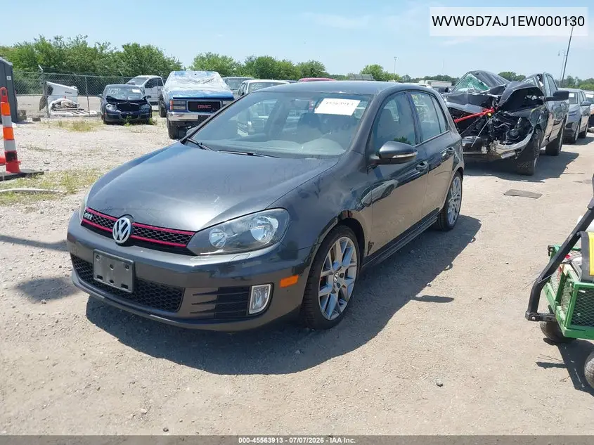 2014 Volkswagen Gti Wolfsburg Edition VIN: WVWGD7AJ1EW000130 Lot: 45563913