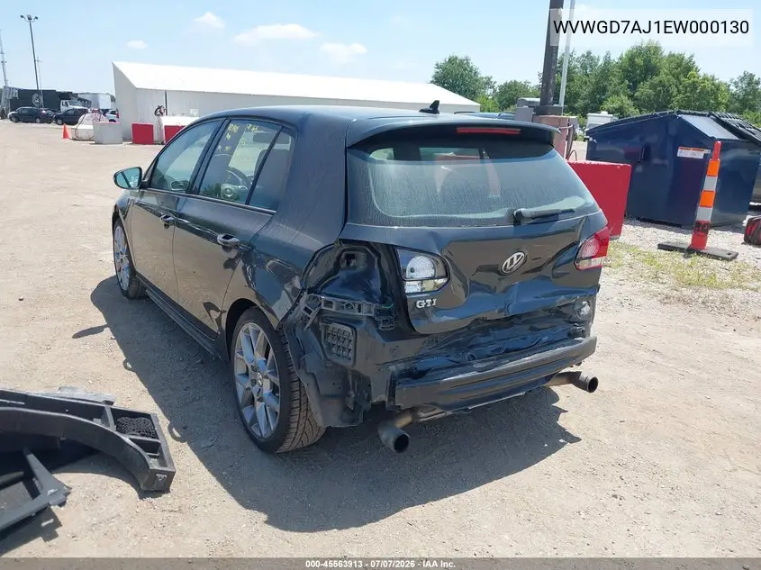 2014 Volkswagen Gti Wolfsburg Edition VIN: WVWGD7AJ1EW000130 Lot: 45563913