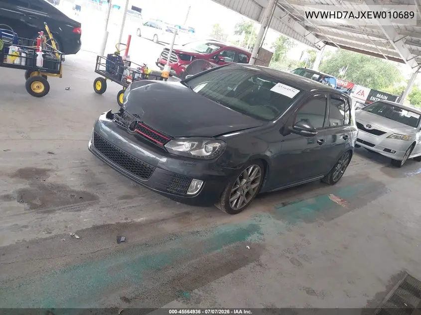 2014 Volkswagen Gti VIN: WVWHD7AJXEW010689 Lot: 45564936