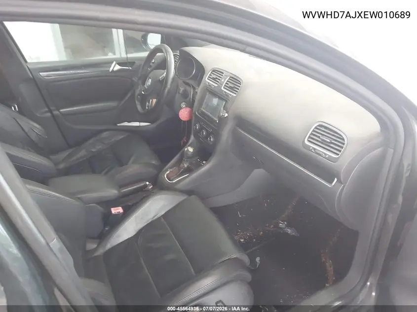 2014 Volkswagen Gti VIN: WVWHD7AJXEW010689 Lot: 45564936