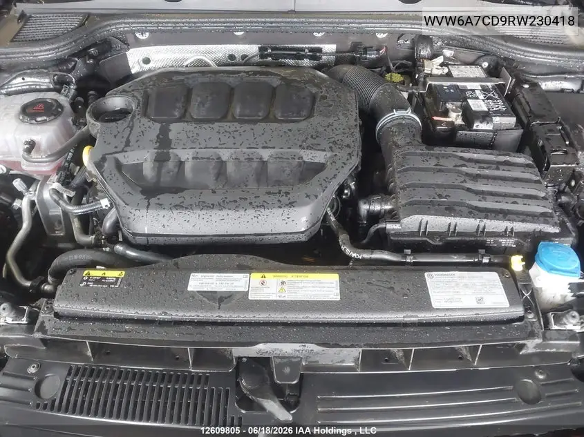2024 Volkswagen Gti Performance VIN: WVW6A7CD9RW230418 Lot: 12609805