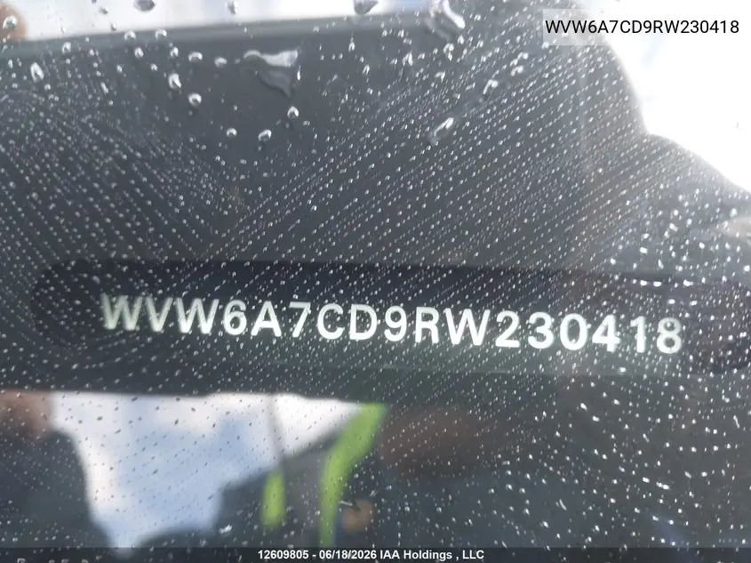 2024 Volkswagen Gti Performance VIN: WVW6A7CD9RW230418 Lot: 12609805