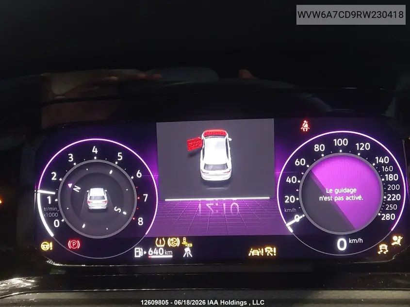 2024 Volkswagen Gti Performance VIN: WVW6A7CD9RW230418 Lot: 12609805