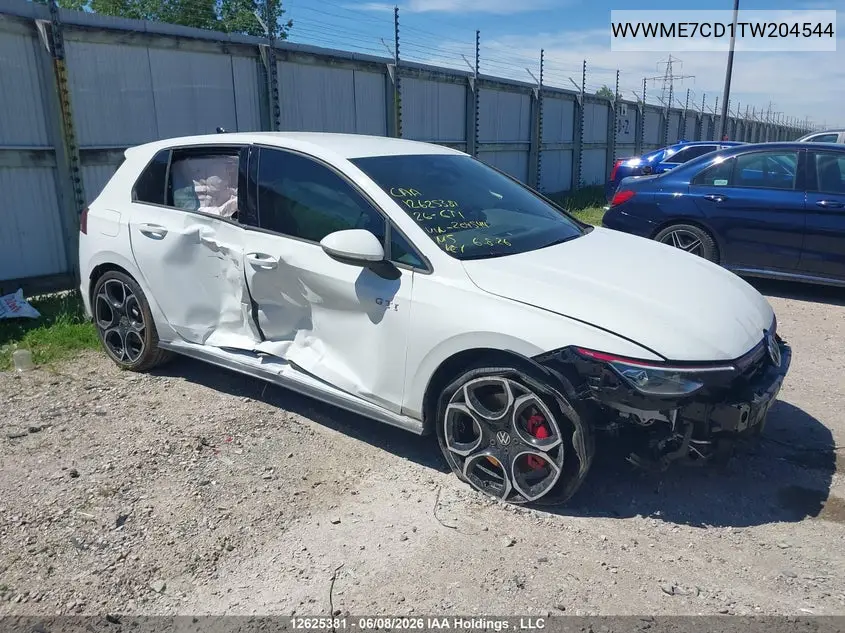 2026 Volkswagen Gti VIN: WVWME7CD1TW204544 Lot: 12625381