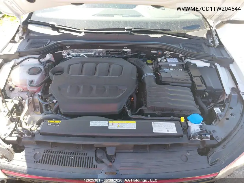 2026 Volkswagen Gti VIN: WVWME7CD1TW204544 Lot: 12625381