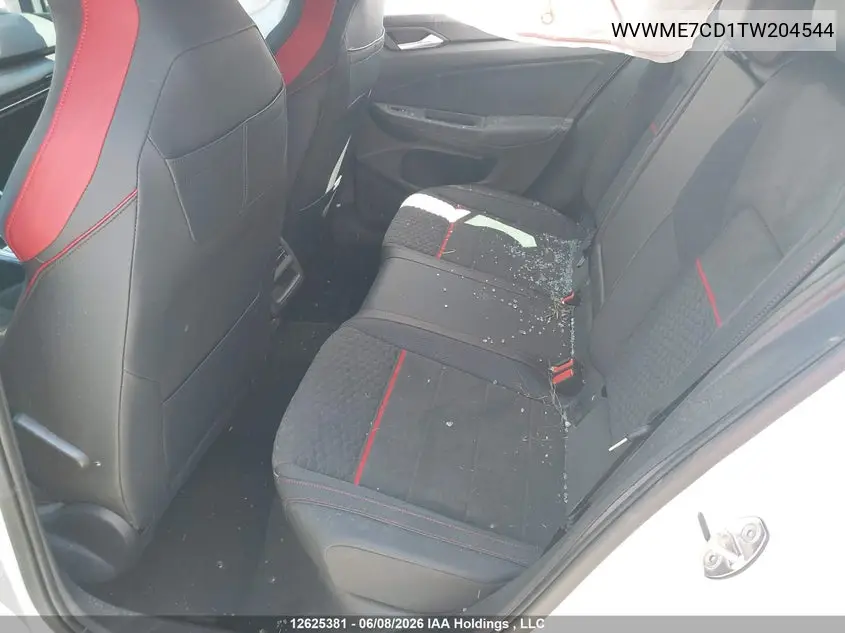 2026 Volkswagen Gti VIN: WVWME7CD1TW204544 Lot: 12625381