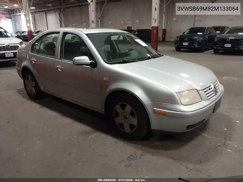 2002 Volkswagen Jetta Gls VIN: 3VWSB69M82M133064 Lot: 45659286